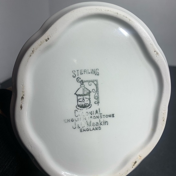 Vintage Sterling Colonial English Ironstone J&G Meakin England tea pot with lid - Picture 16 of 16